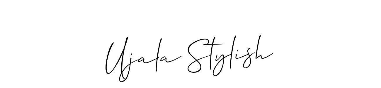 This is the best signature style for the Ujala Stylish name. Also you like these signature font (Allison_Script). Mix name signature. Ujala Stylish signature style 2 images and pictures png