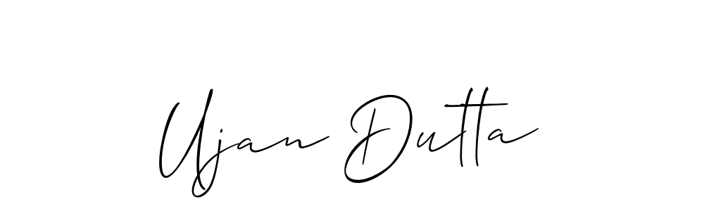 Also You can easily find your signature by using the search form. We will create Ujan Dutta name handwritten signature images for you free of cost using Allison_Script sign style. Ujan Dutta signature style 2 images and pictures png