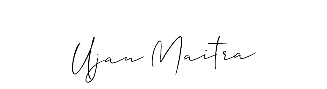 It looks lik you need a new signature style for name Ujan Maitra. Design unique handwritten (Allison_Script) signature with our free signature maker in just a few clicks. Ujan Maitra signature style 2 images and pictures png