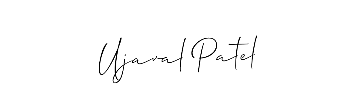 Best and Professional Signature Style for Ujaval Patel. Allison_Script Best Signature Style Collection. Ujaval Patel signature style 2 images and pictures png