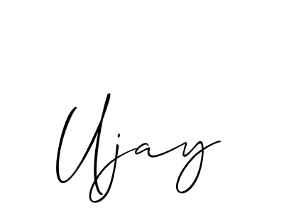 You can use this online signature creator to create a handwritten signature for the name Ujay. This is the best online autograph maker. Ujay signature style 2 images and pictures png