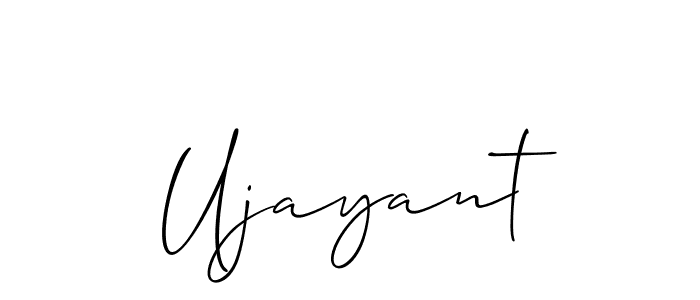 Also You can easily find your signature by using the search form. We will create Ujayant name handwritten signature images for you free of cost using Allison_Script sign style. Ujayant signature style 2 images and pictures png