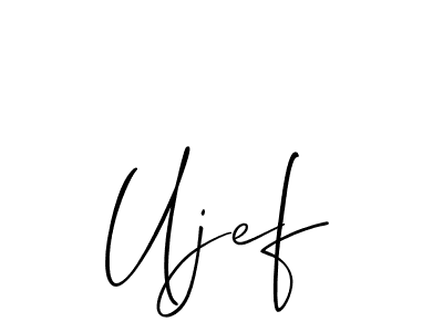 Also You can easily find your signature by using the search form. We will create Ujef name handwritten signature images for you free of cost using Allison_Script sign style. Ujef signature style 2 images and pictures png