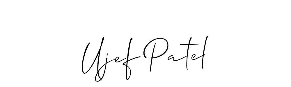 It looks lik you need a new signature style for name Ujef Patel. Design unique handwritten (Allison_Script) signature with our free signature maker in just a few clicks. Ujef Patel signature style 2 images and pictures png