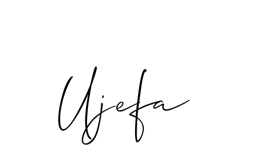 Also we have Ujefa name is the best signature style. Create professional handwritten signature collection using Allison_Script autograph style. Ujefa signature style 2 images and pictures png