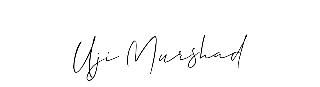 Allison_Script is a professional signature style that is perfect for those who want to add a touch of class to their signature. It is also a great choice for those who want to make their signature more unique. Get Uji Murshad name to fancy signature for free. Uji Murshad signature style 2 images and pictures png