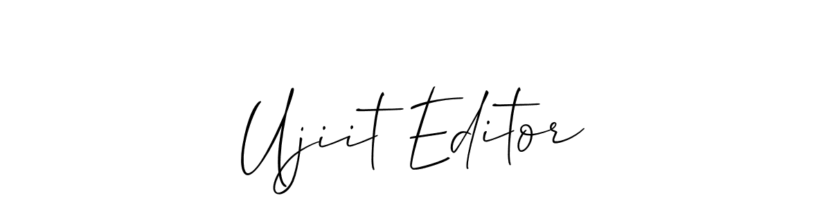 Make a beautiful signature design for name Ujiit Editor. Use this online signature maker to create a handwritten signature for free. Ujiit Editor signature style 2 images and pictures png