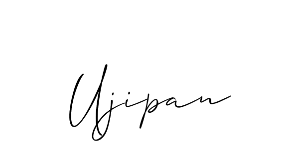 Also You can easily find your signature by using the search form. We will create Ujipan name handwritten signature images for you free of cost using Allison_Script sign style. Ujipan signature style 2 images and pictures png