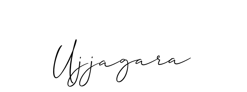 if you are searching for the best signature style for your name Ujjagara. so please give up your signature search. here we have designed multiple signature styles  using Allison_Script. Ujjagara signature style 2 images and pictures png