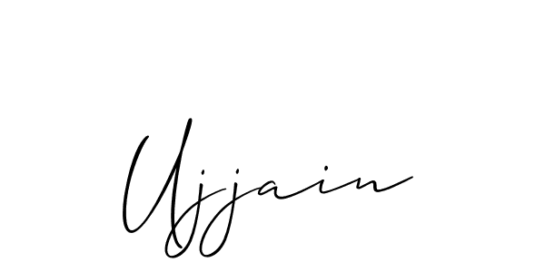 Ujjain stylish signature style. Best Handwritten Sign (Allison_Script) for my name. Handwritten Signature Collection Ideas for my name Ujjain. Ujjain signature style 2 images and pictures png