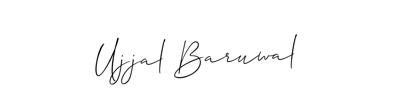 Also You can easily find your signature by using the search form. We will create Ujjal Baruwal name handwritten signature images for you free of cost using Allison_Script sign style. Ujjal Baruwal signature style 2 images and pictures png