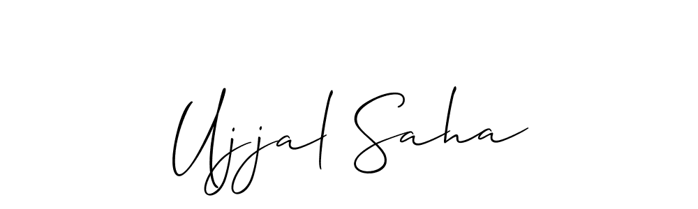 This is the best signature style for the Ujjal Saha name. Also you like these signature font (Allison_Script). Mix name signature. Ujjal Saha signature style 2 images and pictures png