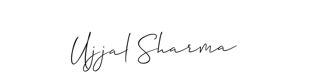 Best and Professional Signature Style for Ujjal Sharma. Allison_Script Best Signature Style Collection. Ujjal Sharma signature style 2 images and pictures png