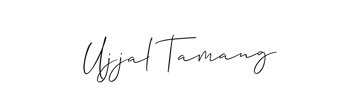 Make a short Ujjal Tamang signature style. Manage your documents anywhere anytime using Allison_Script. Create and add eSignatures, submit forms, share and send files easily. Ujjal Tamang signature style 2 images and pictures png