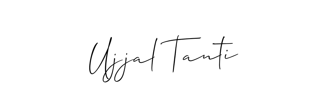 It looks lik you need a new signature style for name Ujjal Tanti. Design unique handwritten (Allison_Script) signature with our free signature maker in just a few clicks. Ujjal Tanti signature style 2 images and pictures png