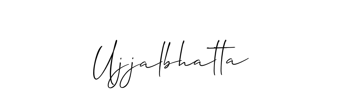 You should practise on your own different ways (Allison_Script) to write your name (Ujjalbhatta) in signature. don't let someone else do it for you. Ujjalbhatta signature style 2 images and pictures png