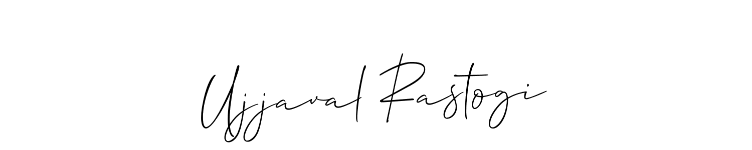 Best and Professional Signature Style for Ujjaval Rastogi. Allison_Script Best Signature Style Collection. Ujjaval Rastogi signature style 2 images and pictures png