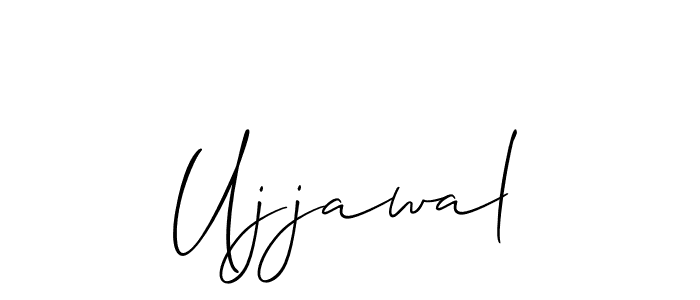 The best way (Allison_Script) to make a short signature is to pick only two or three words in your name. The name Ujjawal include a total of six letters. For converting this name. Ujjawal signature style 2 images and pictures png