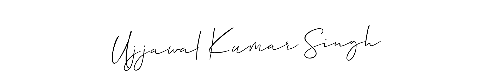 Make a short Ujjawal Kumar Singh signature style. Manage your documents anywhere anytime using Allison_Script. Create and add eSignatures, submit forms, share and send files easily. Ujjawal Kumar Singh signature style 2 images and pictures png