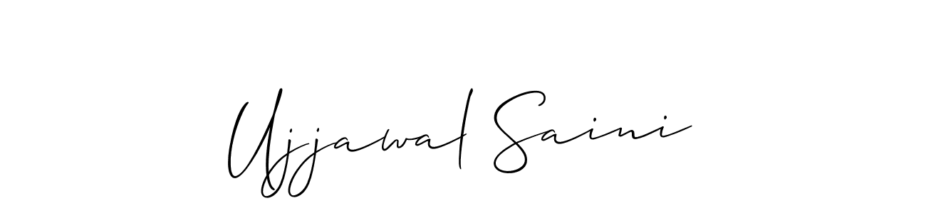 Check out images of Autograph of Ujjawal Saini name. Actor Ujjawal Saini Signature Style. Allison_Script is a professional sign style online. Ujjawal Saini signature style 2 images and pictures png