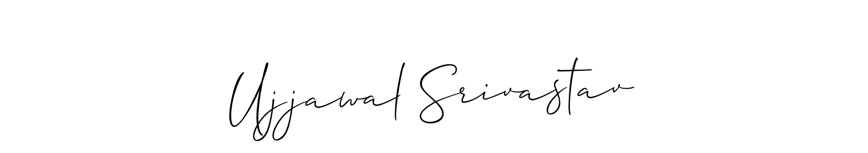 Make a beautiful signature design for name Ujjawal Srivastav. Use this online signature maker to create a handwritten signature for free. Ujjawal Srivastav signature style 2 images and pictures png