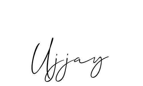 How to make Ujjay name signature. Use Allison_Script style for creating short signs online. This is the latest handwritten sign. Ujjay signature style 2 images and pictures png