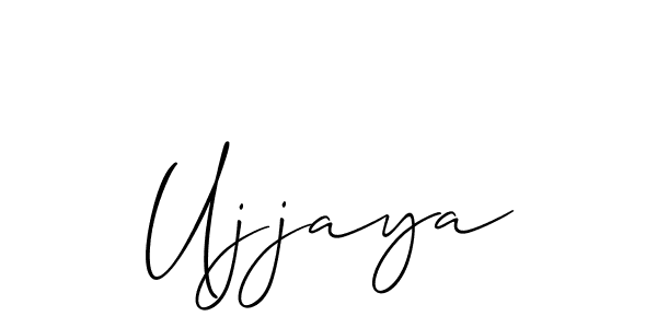 Best and Professional Signature Style for Ujjaya. Allison_Script Best Signature Style Collection. Ujjaya signature style 2 images and pictures png