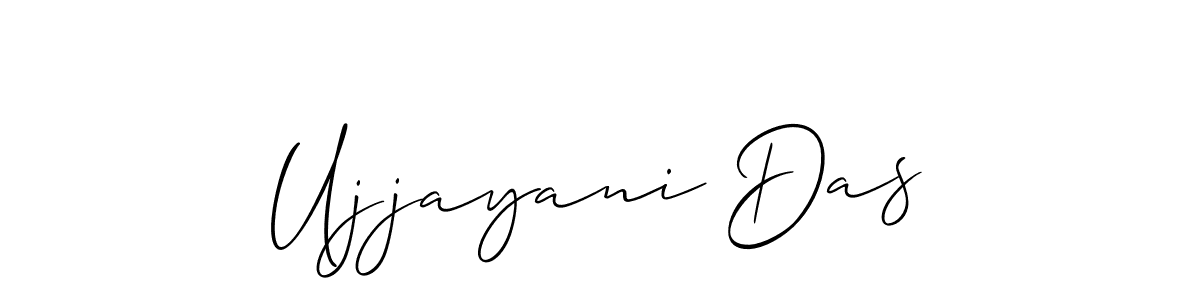 if you are searching for the best signature style for your name Ujjayani Das. so please give up your signature search. here we have designed multiple signature styles  using Allison_Script. Ujjayani Das signature style 2 images and pictures png
