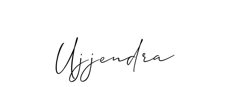 Design your own signature with our free online signature maker. With this signature software, you can create a handwritten (Allison_Script) signature for name Ujjendra. Ujjendra signature style 2 images and pictures png