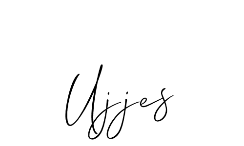 Also You can easily find your signature by using the search form. We will create Ujjes name handwritten signature images for you free of cost using Allison_Script sign style. Ujjes signature style 2 images and pictures png