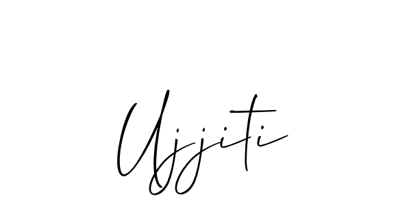 It looks lik you need a new signature style for name Ujjiti. Design unique handwritten (Allison_Script) signature with our free signature maker in just a few clicks. Ujjiti signature style 2 images and pictures png
