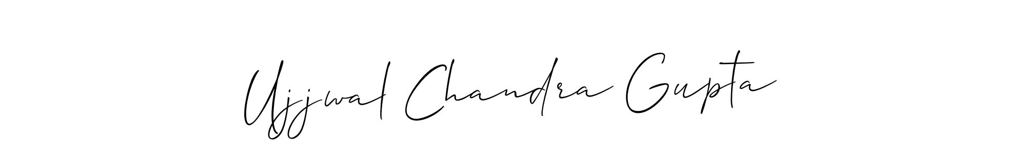 How to make Ujjwal Chandra Gupta signature? Allison_Script is a professional autograph style. Create handwritten signature for Ujjwal Chandra Gupta name. Ujjwal Chandra Gupta signature style 2 images and pictures png