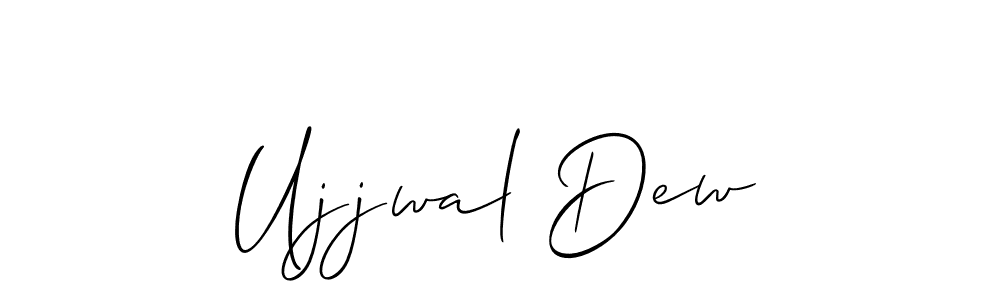 Design your own signature with our free online signature maker. With this signature software, you can create a handwritten (Allison_Script) signature for name Ujjwal Dew. Ujjwal Dew signature style 2 images and pictures png