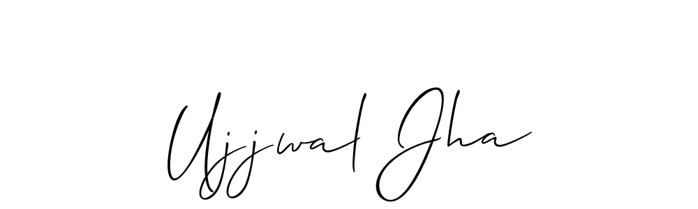 How to Draw Ujjwal Jha signature style? Allison_Script is a latest design signature styles for name Ujjwal Jha. Ujjwal Jha signature style 2 images and pictures png