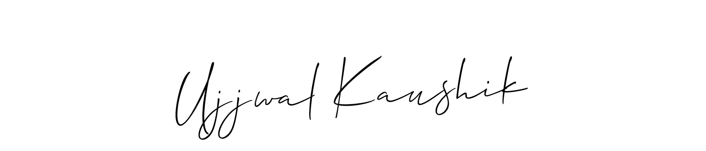 You can use this online signature creator to create a handwritten signature for the name Ujjwal Kaushik. This is the best online autograph maker. Ujjwal Kaushik signature style 2 images and pictures png