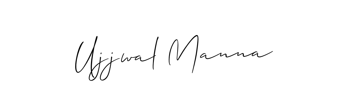 Also we have Ujjwal Manna name is the best signature style. Create professional handwritten signature collection using Allison_Script autograph style. Ujjwal Manna signature style 2 images and pictures png