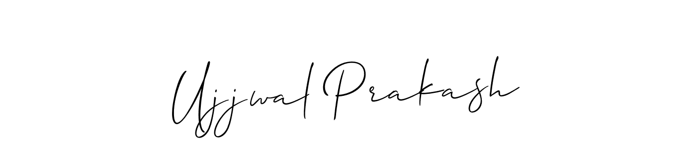 Make a beautiful signature design for name Ujjwal Prakash. With this signature (Allison_Script) style, you can create a handwritten signature for free. Ujjwal Prakash signature style 2 images and pictures png