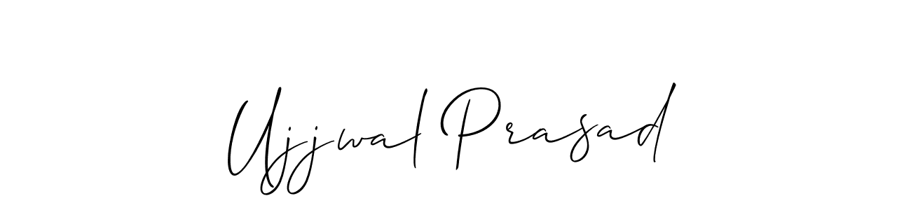 You should practise on your own different ways (Allison_Script) to write your name (Ujjwal Prasad) in signature. don't let someone else do it for you. Ujjwal Prasad signature style 2 images and pictures png