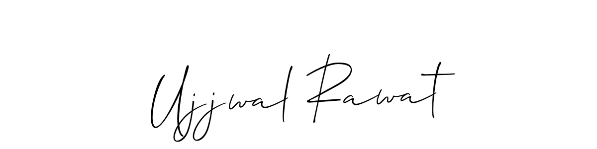 Use a signature maker to create a handwritten signature online. With this signature software, you can design (Allison_Script) your own signature for name Ujjwal Rawat. Ujjwal Rawat signature style 2 images and pictures png
