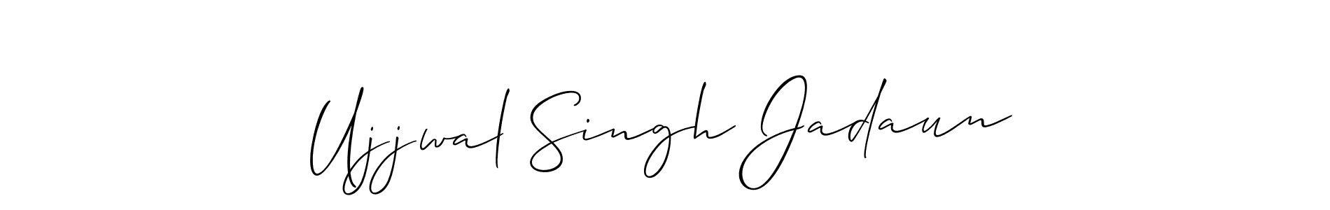 Make a beautiful signature design for name Ujjwal Singh Jadaun. Use this online signature maker to create a handwritten signature for free. Ujjwal Singh Jadaun signature style 2 images and pictures png