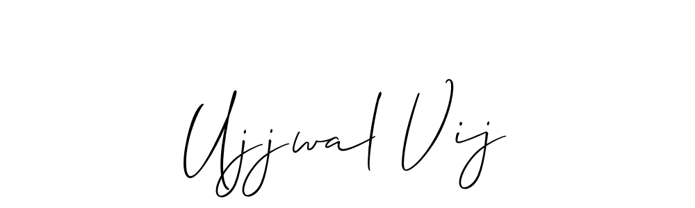 Also we have Ujjwal Vij name is the best signature style. Create professional handwritten signature collection using Allison_Script autograph style. Ujjwal Vij signature style 2 images and pictures png