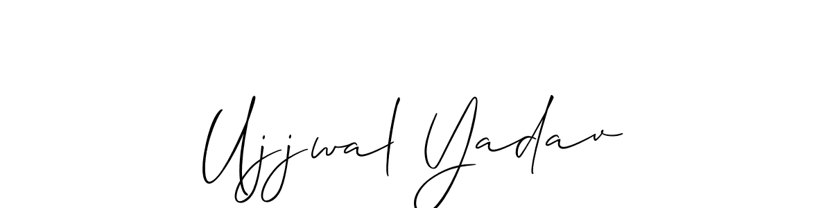 Make a short Ujjwal Yadav signature style. Manage your documents anywhere anytime using Allison_Script. Create and add eSignatures, submit forms, share and send files easily. Ujjwal Yadav signature style 2 images and pictures png