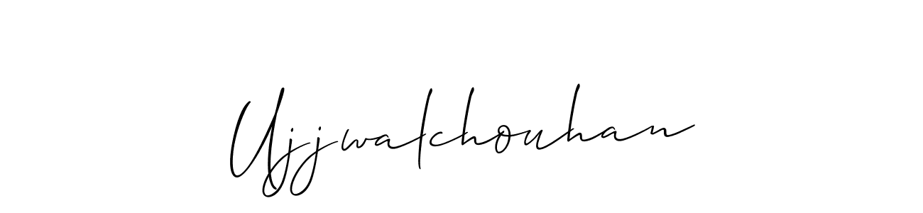 if you are searching for the best signature style for your name Ujjwalchouhan. so please give up your signature search. here we have designed multiple signature styles  using Allison_Script. Ujjwalchouhan signature style 2 images and pictures png