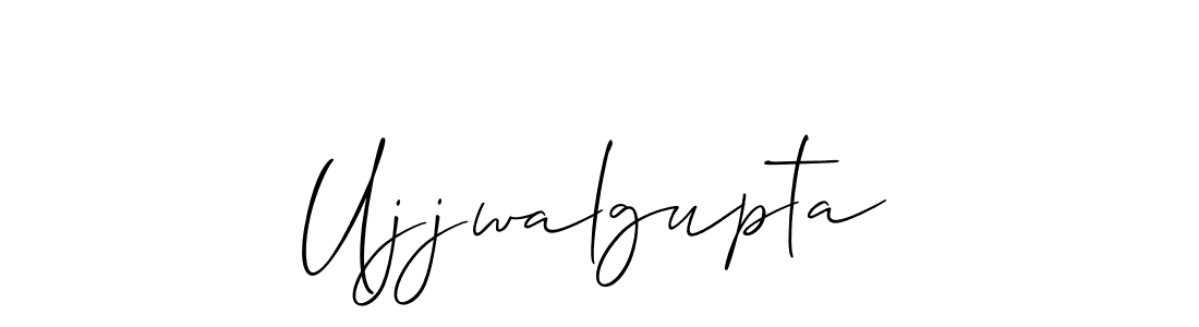 Use a signature maker to create a handwritten signature online. With this signature software, you can design (Allison_Script) your own signature for name Ujjwalgupta. Ujjwalgupta signature style 2 images and pictures png