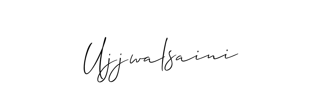 if you are searching for the best signature style for your name Ujjwalsaini. so please give up your signature search. here we have designed multiple signature styles  using Allison_Script. Ujjwalsaini signature style 2 images and pictures png