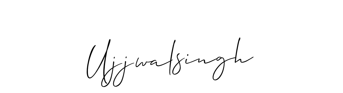 Also You can easily find your signature by using the search form. We will create Ujjwalsingh name handwritten signature images for you free of cost using Allison_Script sign style. Ujjwalsingh signature style 2 images and pictures png