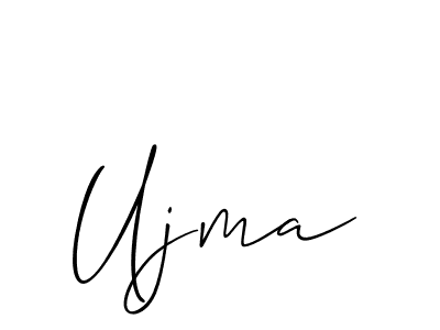 Make a beautiful signature design for name Ujma. Use this online signature maker to create a handwritten signature for free. Ujma signature style 2 images and pictures png