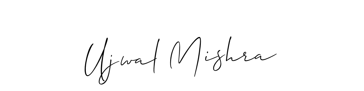 How to make Ujwal Mishra signature? Allison_Script is a professional autograph style. Create handwritten signature for Ujwal Mishra name. Ujwal Mishra signature style 2 images and pictures png