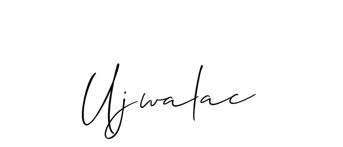 Also You can easily find your signature by using the search form. We will create Ujwalac name handwritten signature images for you free of cost using Allison_Script sign style. Ujwalac signature style 2 images and pictures png