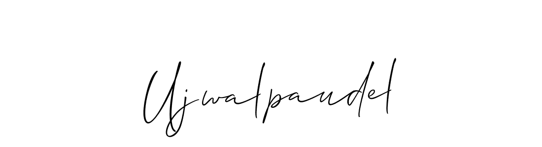 Make a short Ujwalpaudel signature style. Manage your documents anywhere anytime using Allison_Script. Create and add eSignatures, submit forms, share and send files easily. Ujwalpaudel signature style 2 images and pictures png
